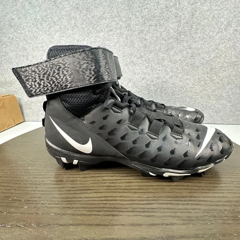 Nike Force Savage Shark 2 Football Cleats Mens 12 Black White